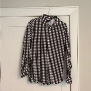 Large slim fit banana republic dress button down